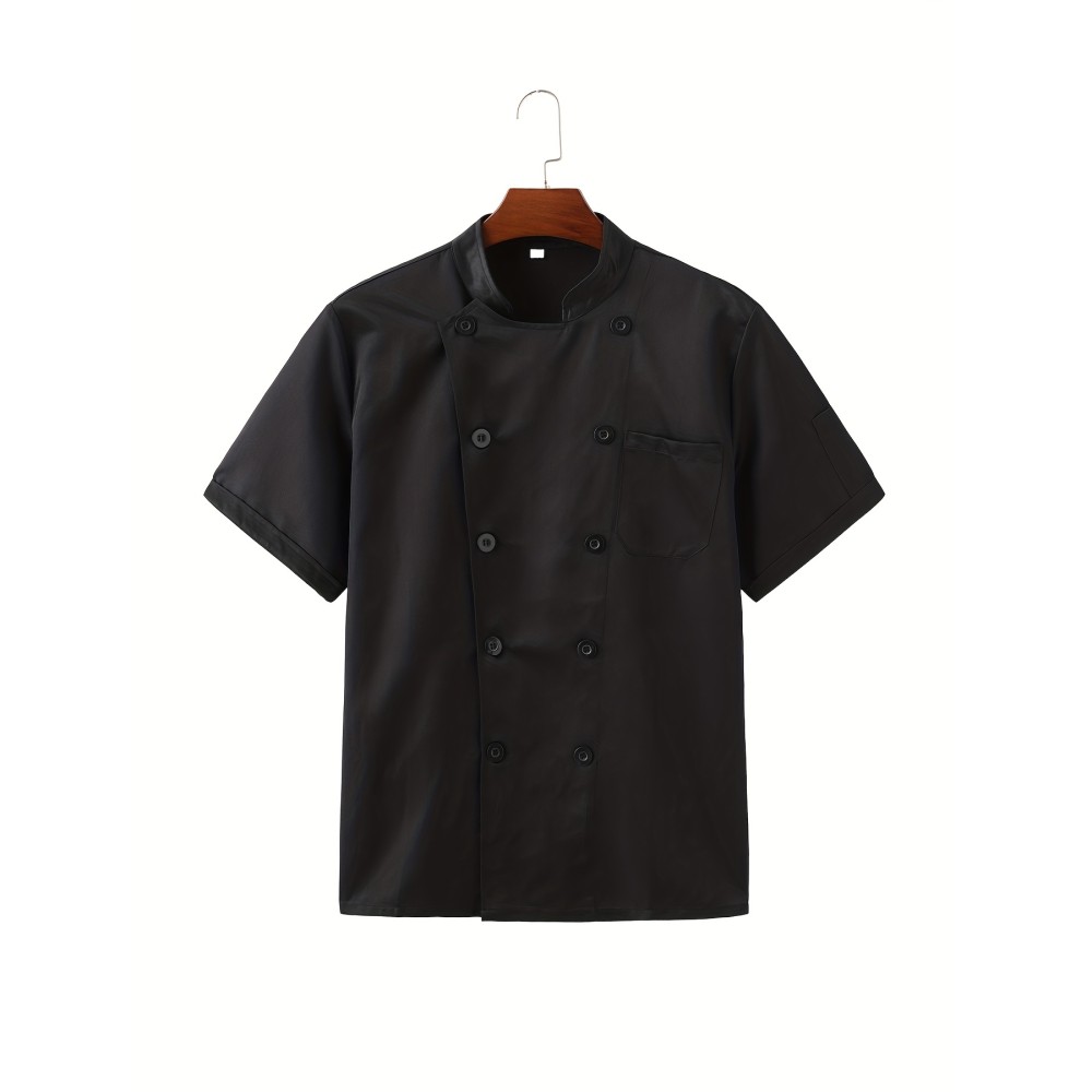 Chef Work Clothes, Men's Short Sleeve Hotel Restaurant Baking Clothing