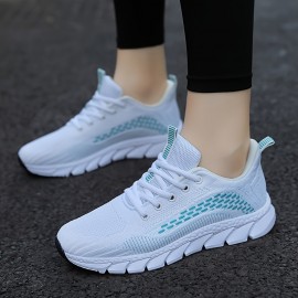 Women's Breathable Mesh Sneakers, Lightweight Comfort Running Shoes, Comfortable Low Top Sport Shoes