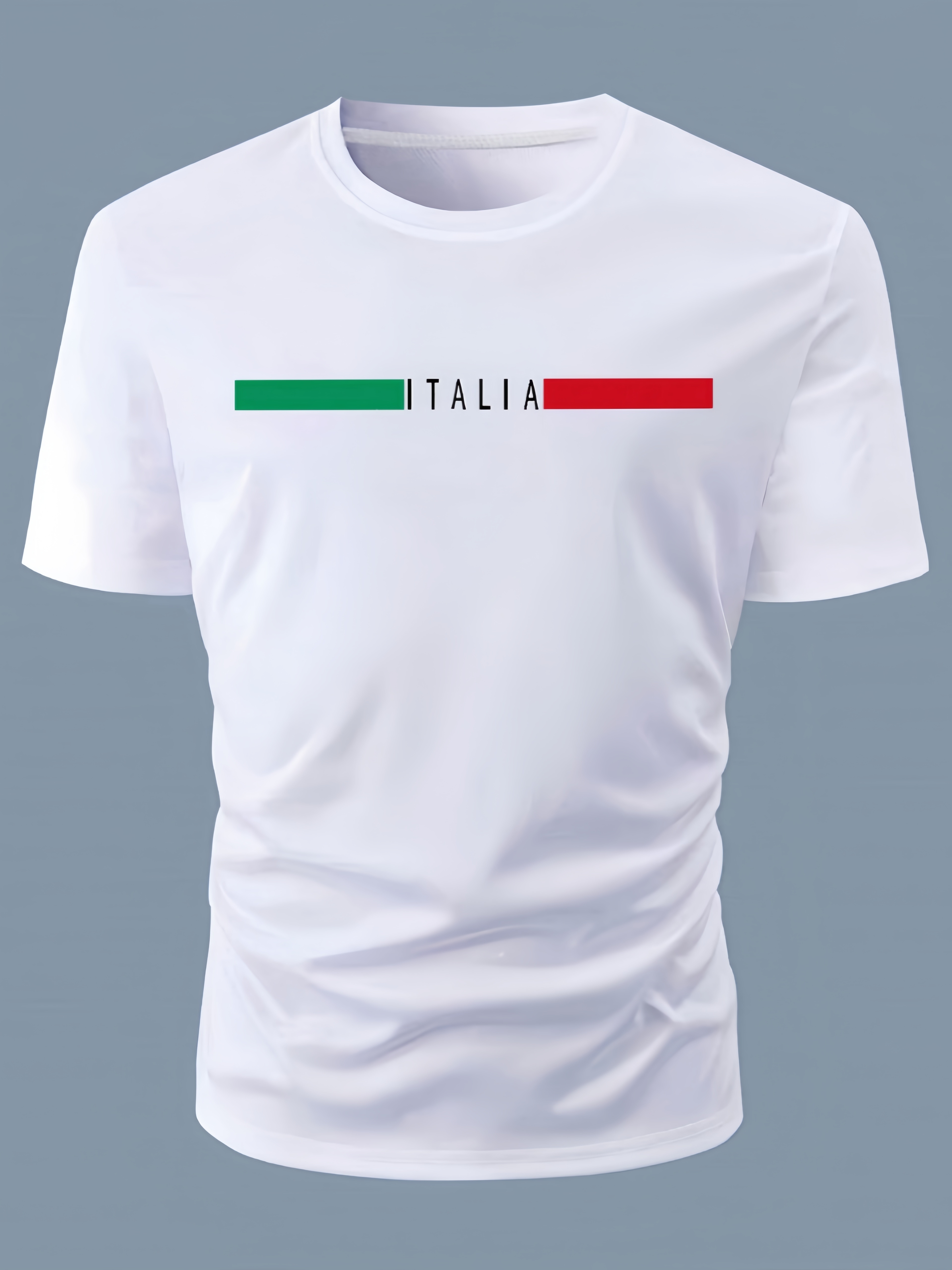 italia print mens graphic design crew neck active t shirt casual comfy tees tshirts for summer mens clothing tops for daily gym workout running details 6