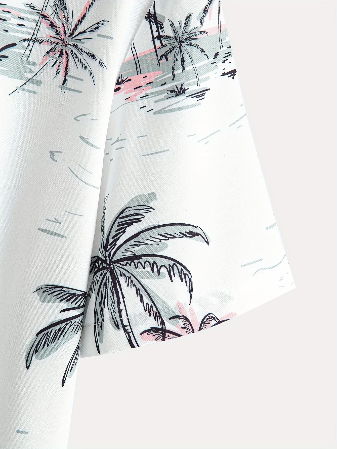 mens shirt top coconut tree print camp collar bowling shirts short sleeve closure summer male casual button up shirt for daily vacation resorts beach shirts for men details 4