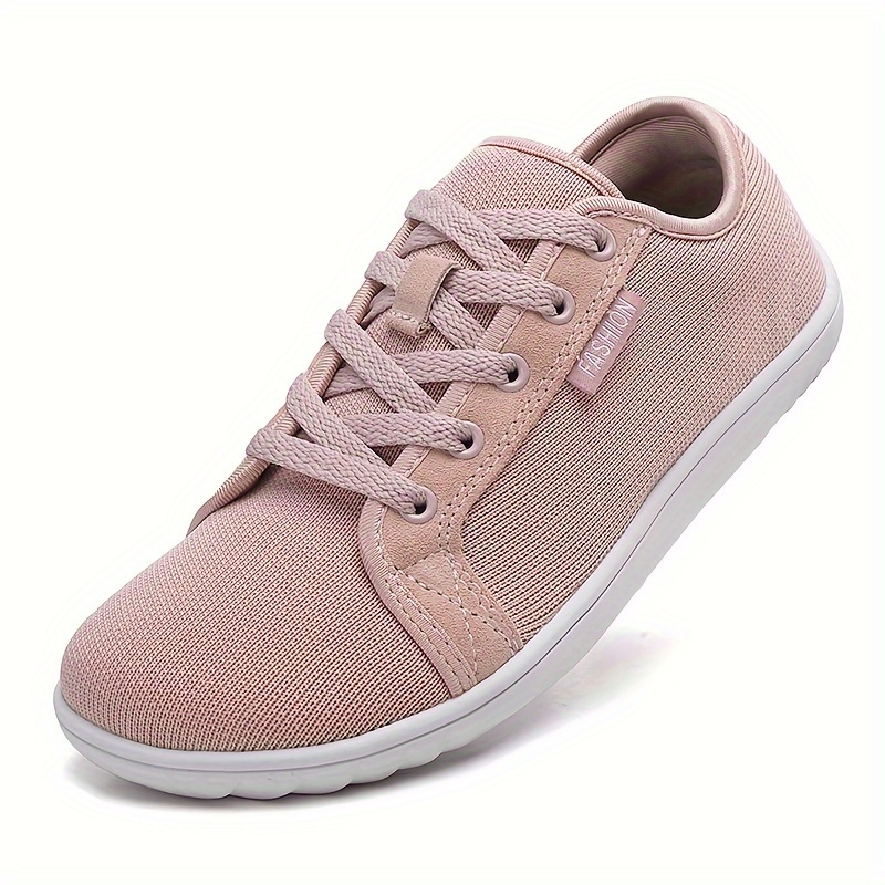 fabric sneakers women s breathable wide toe sports shoes details 0