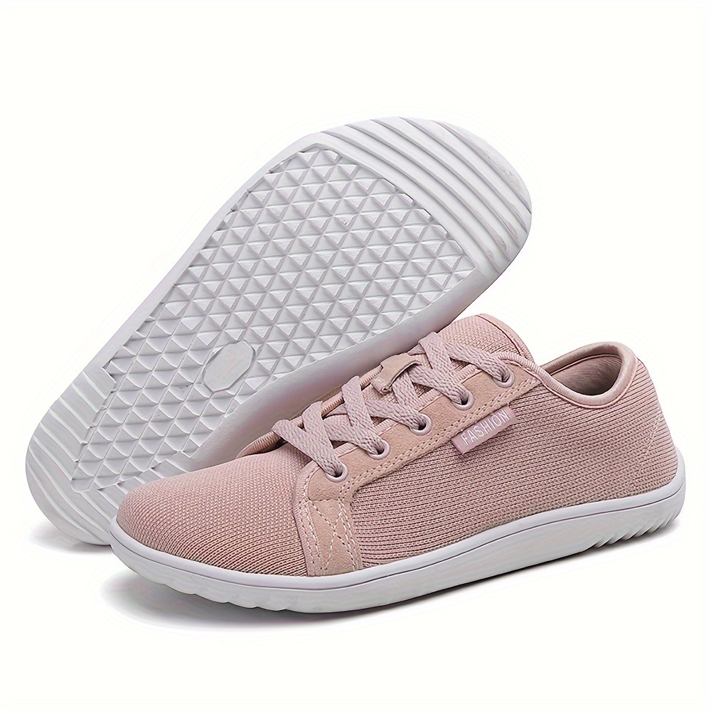 fabric sneakers women s breathable wide toe sports shoes details 3