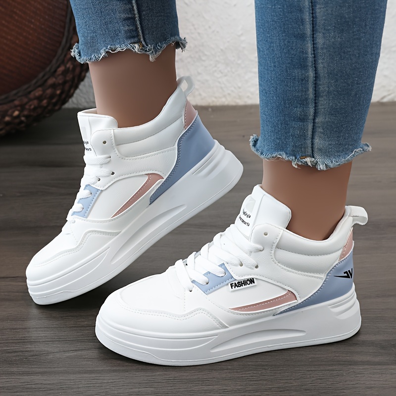 high top skate shoes women s casual lace outdoor shoes women details 6